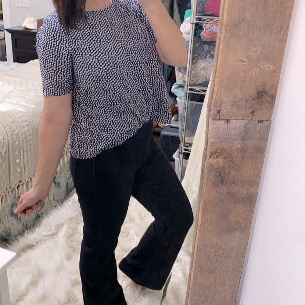 Boden polka dot shirt size 6 - Picture 2 of 4